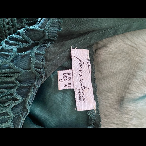 Two Sisters The Label Deep Green Lace Dress - Picture 7 of 7